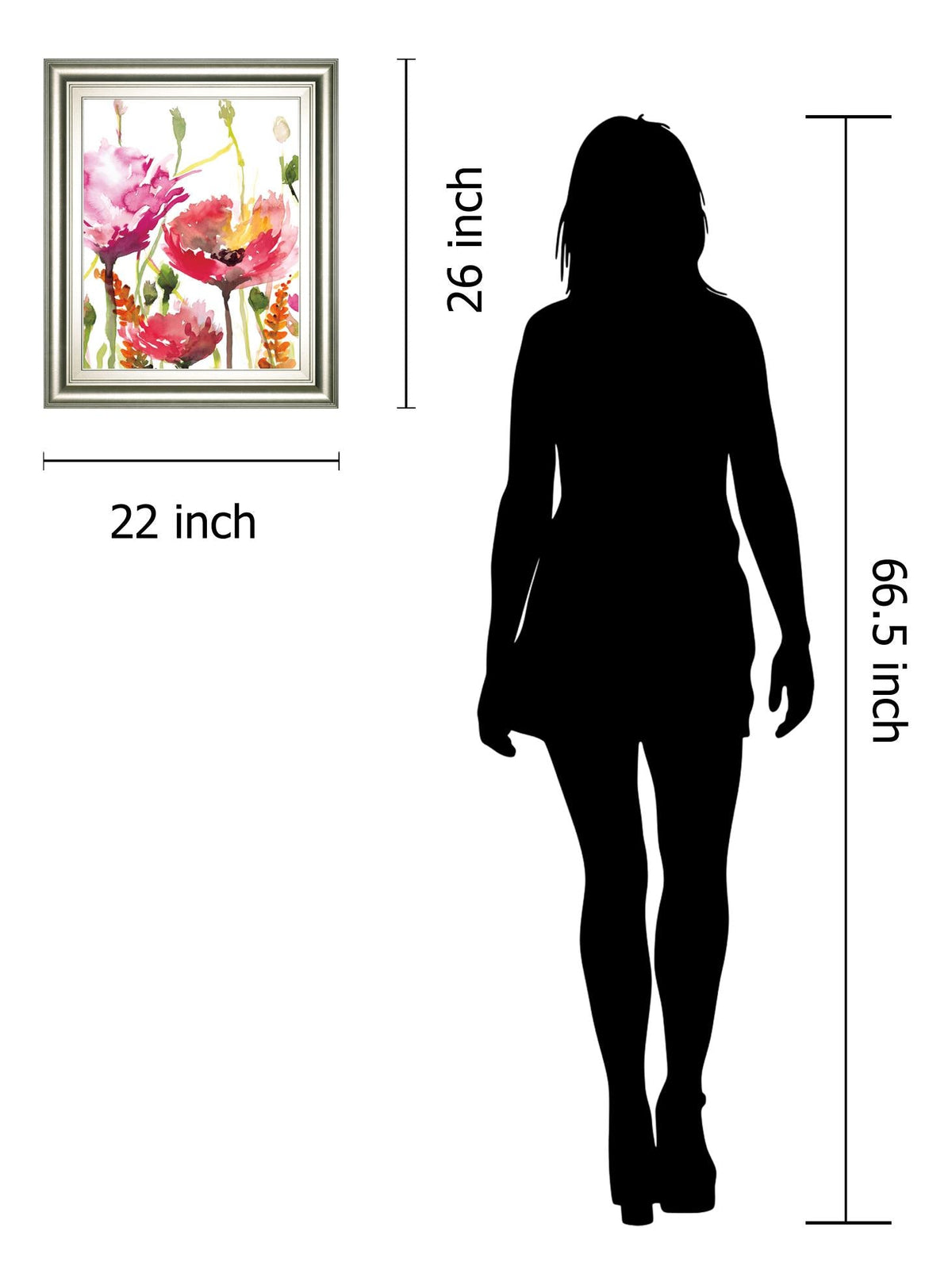 Blooms And Buds By Rebecca Meyers 22X26 Framed Print