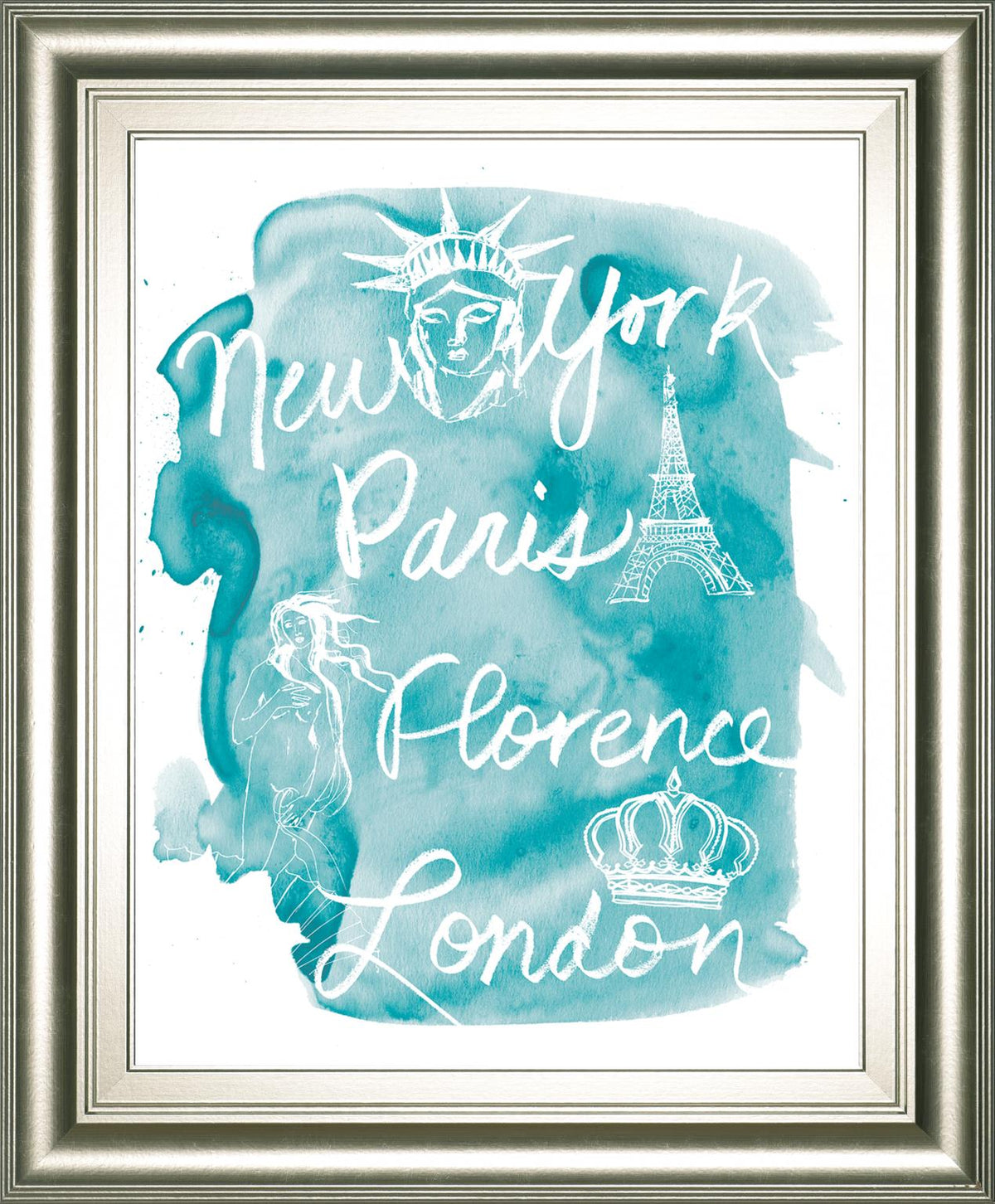 Sightseeing I By Lottie Fontaine 22X26 Framed Print