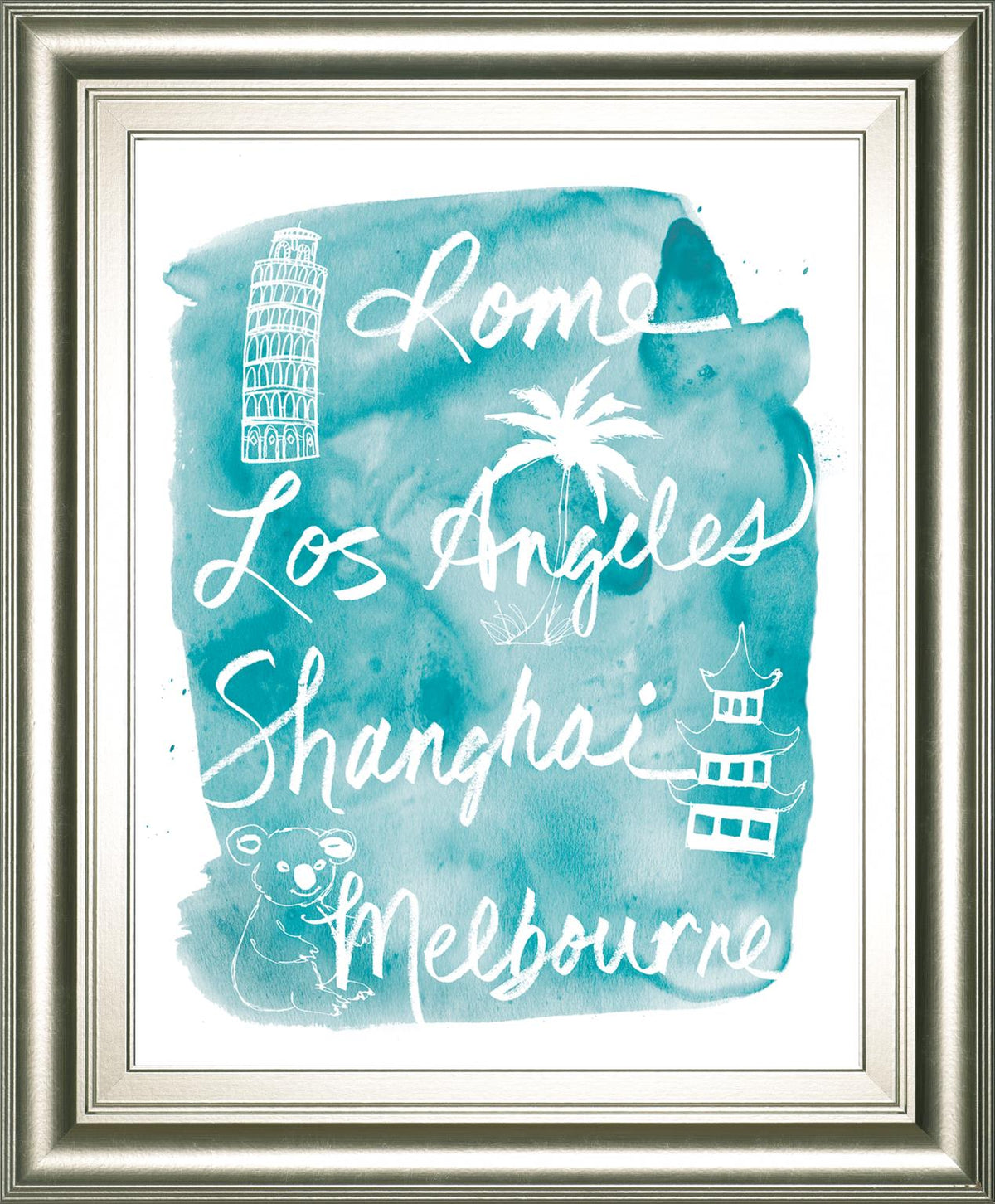 Sightseeing Ii By Lottie Fontaine 22X26 Framed Print