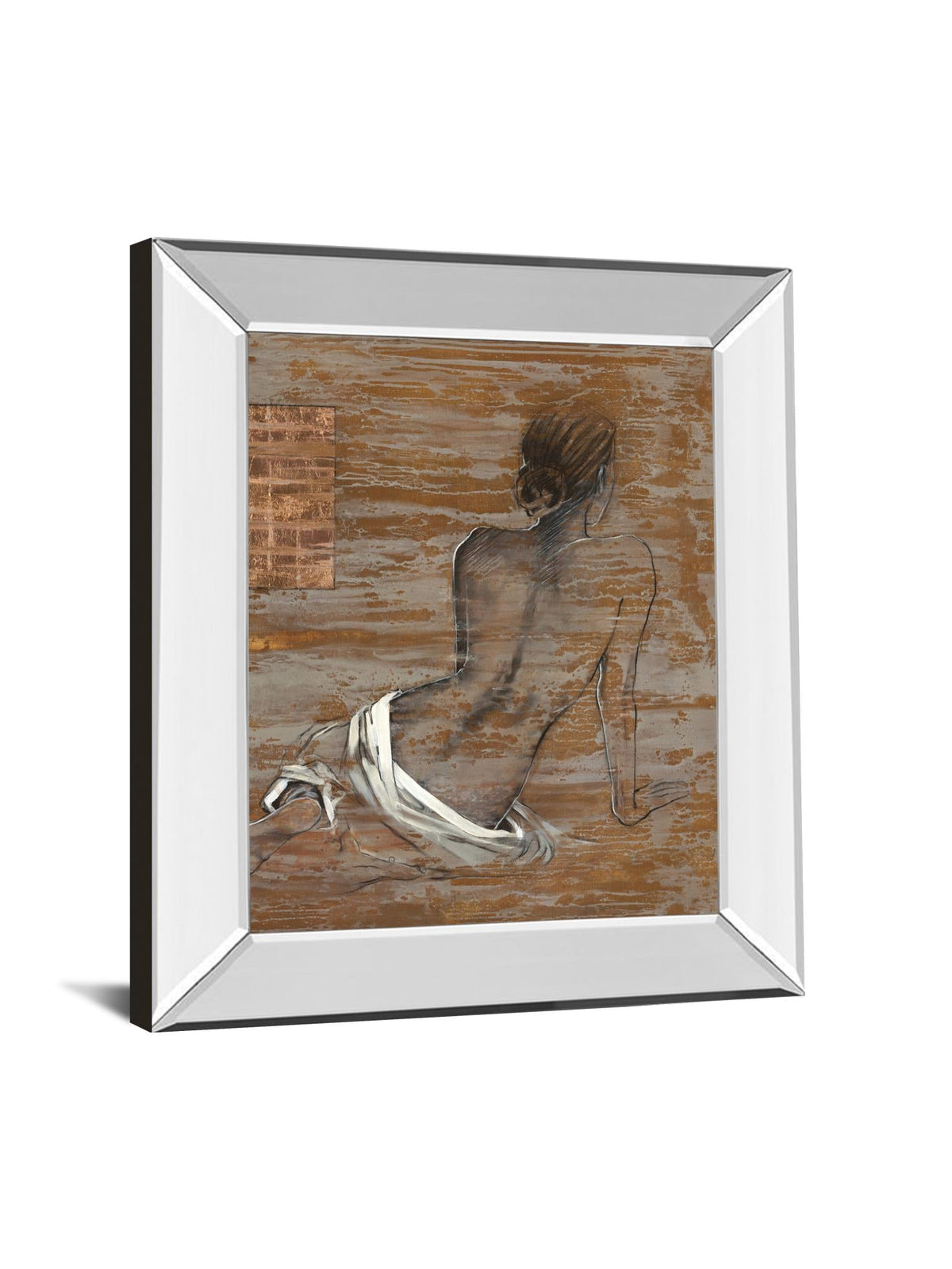 Mirrored Frame Vivenne By Saro 22X26 Mirror Frame Print