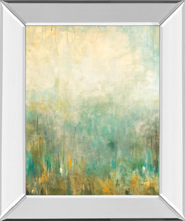 Mirrored Frame Jardin Vert By Pasion 22X26 Mirror Frame Print