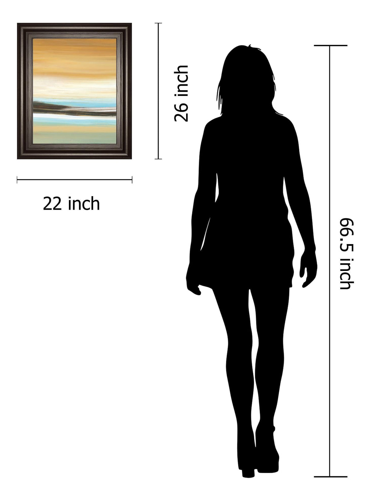 Horizons Ii By Tesla 22X26 Framed Print