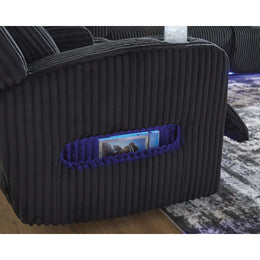 Swipe Furniture Exclusive Design Forest Lake Power Reclining Fabric Loveseat with Console PC6420218