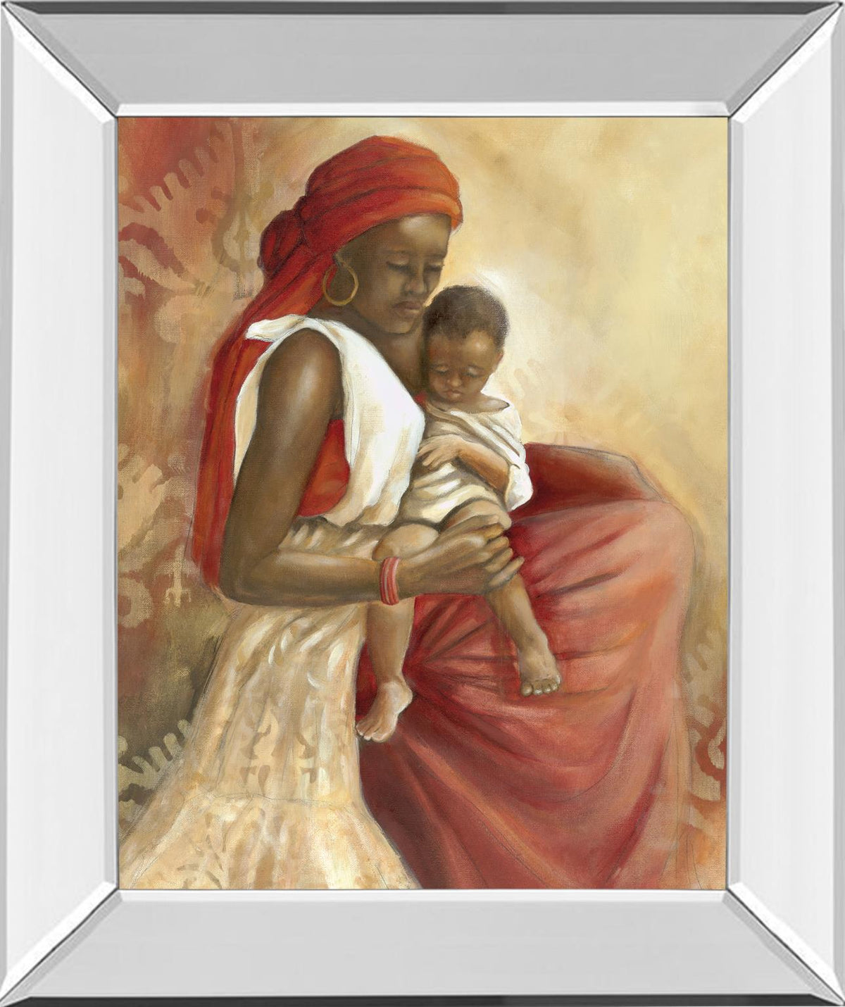 Mirrored Frame Beauty Of Love I  By Carol Robinson 22X26 Mirror Frame Print