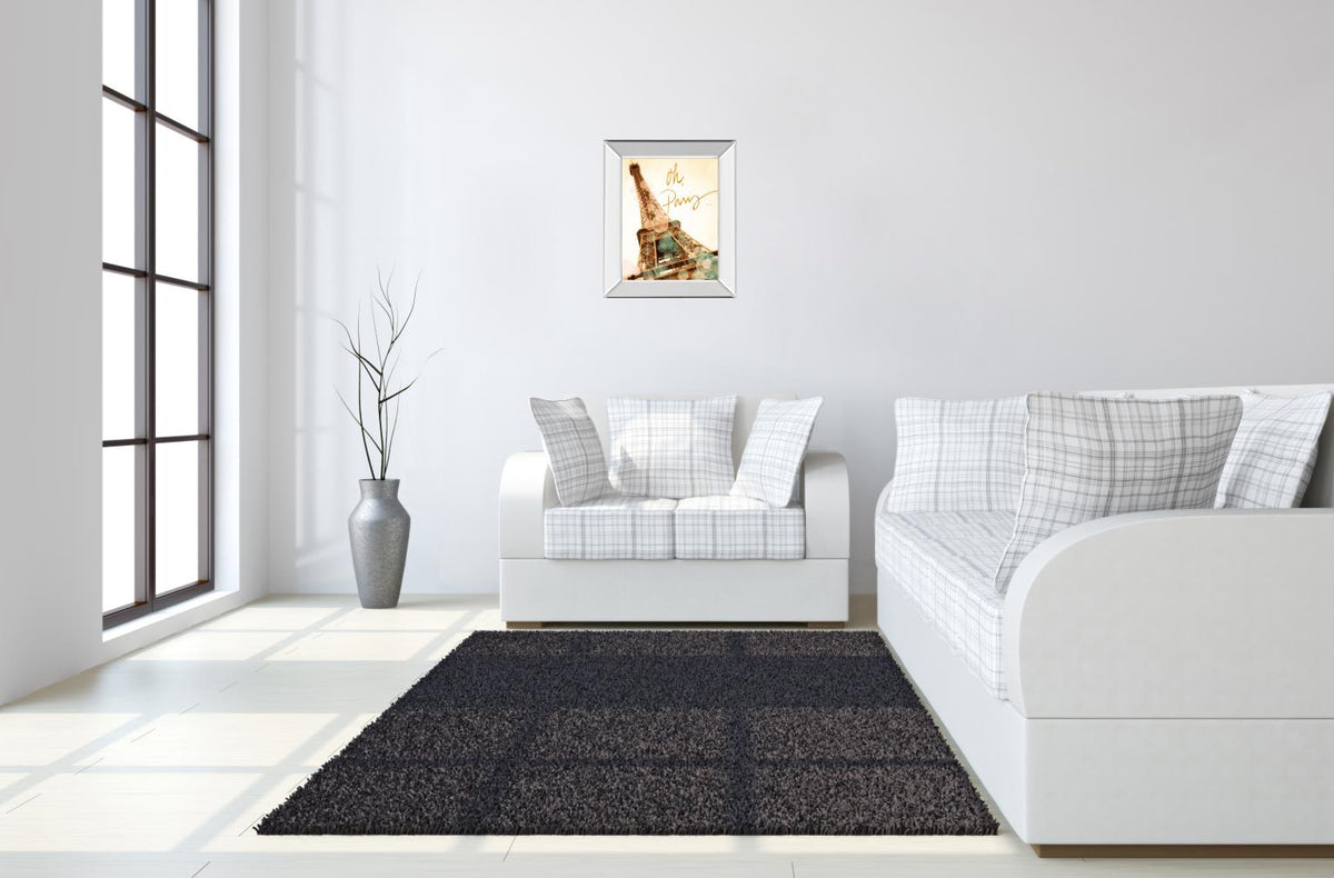 Mirrored Frame Oh Paris By Emily Navas 22X26 Mirror Frame Print