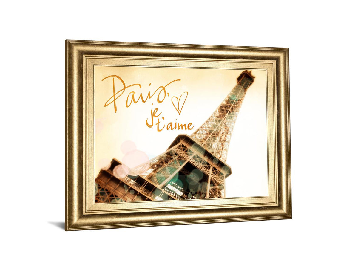 Paris, J'Taime By Emily Navas 22X26 Framed Print
