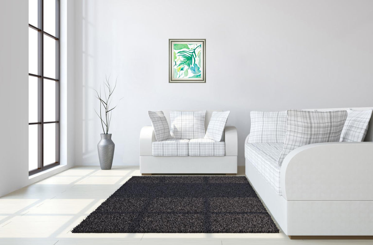 Green Water Leaves I By Kat Papa 22X26 Framed Print