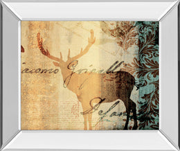 Mirrored Frame Letter Ii By Leal, F. 22X26 Mirror Frame Print