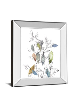 Mirrored Frame Spring Leaves I By Meyers, R. 22X26 Mirror Frame Print