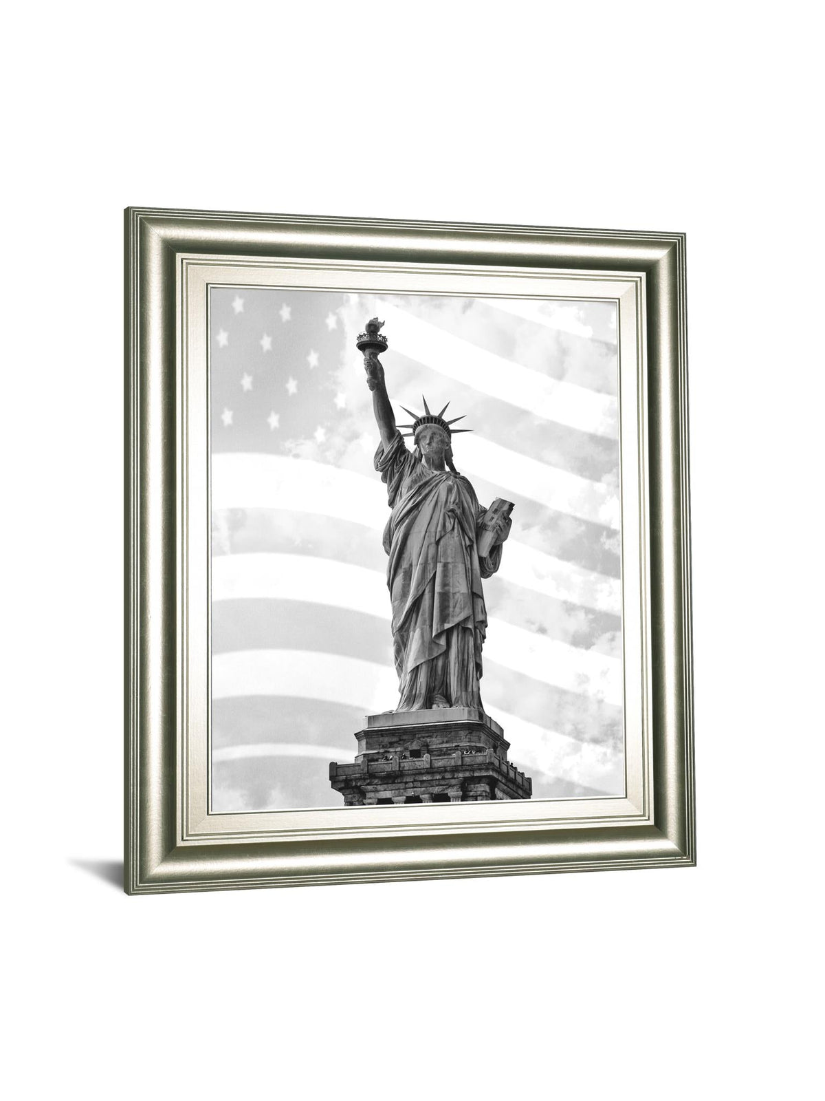 Liberty Flag By Roffman, R. 22X26 Framed Print