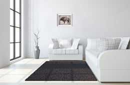 Mirrored Frame Wildness Ii-Timber By Sandra Jacobs 22X26 Mirror Frame Print