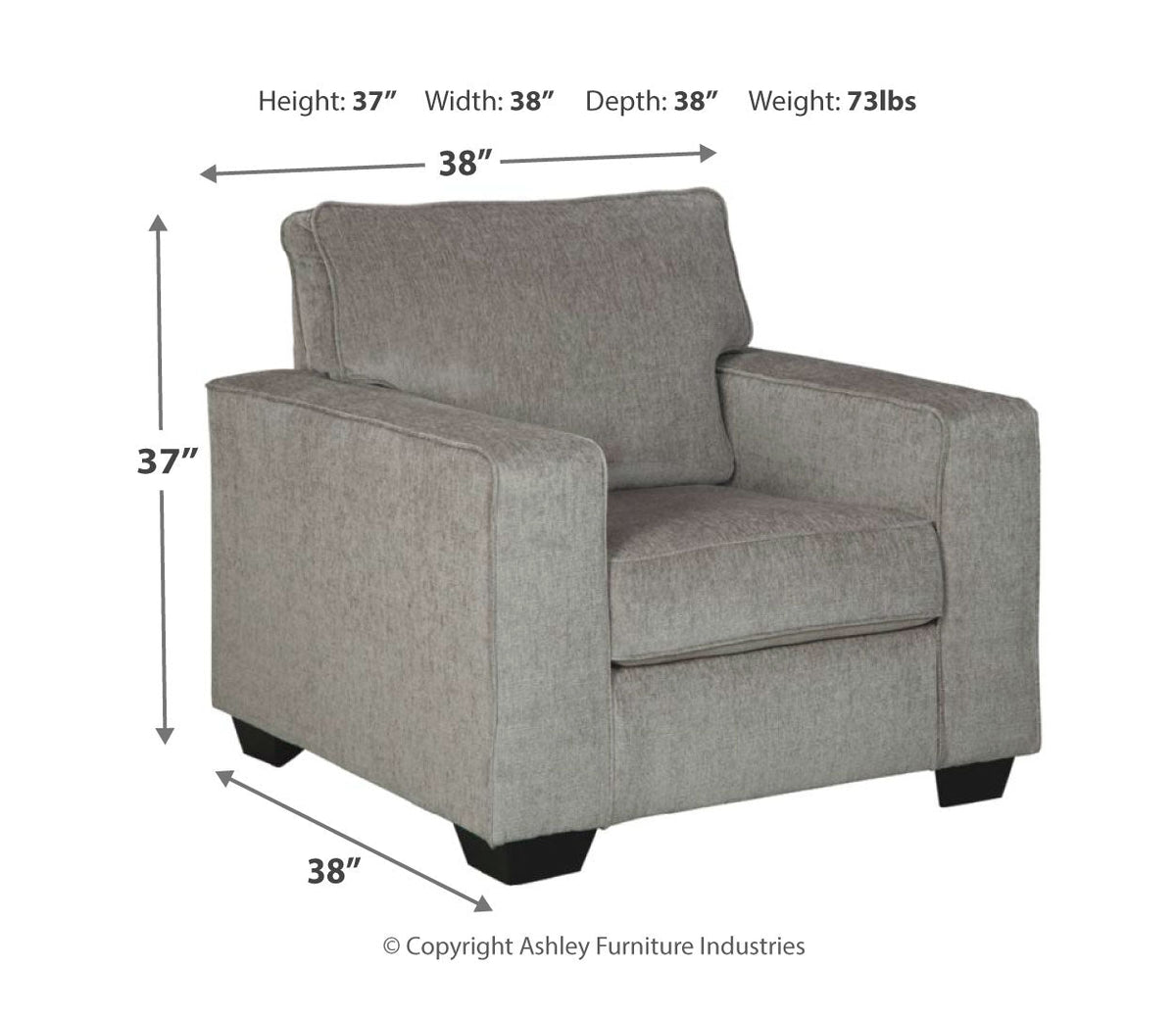 Altari Chair and Ottoman