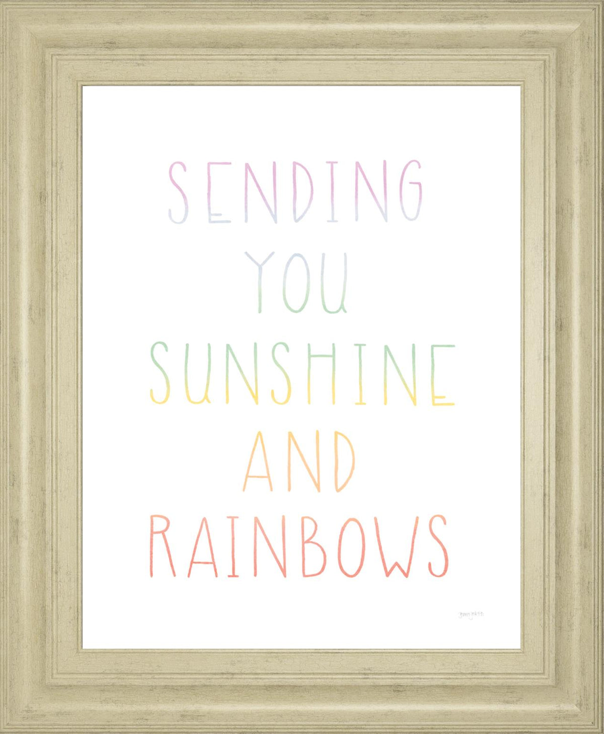 Lets Chase Rainbows Vi By Jenaya Jackson 22X26 Framed Print