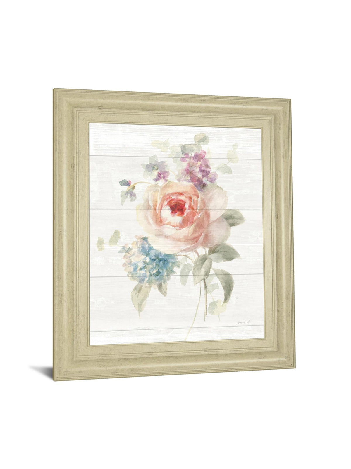 Cottage Garden Iii Shiplap By Danhui Nai 22X26 Framed Print