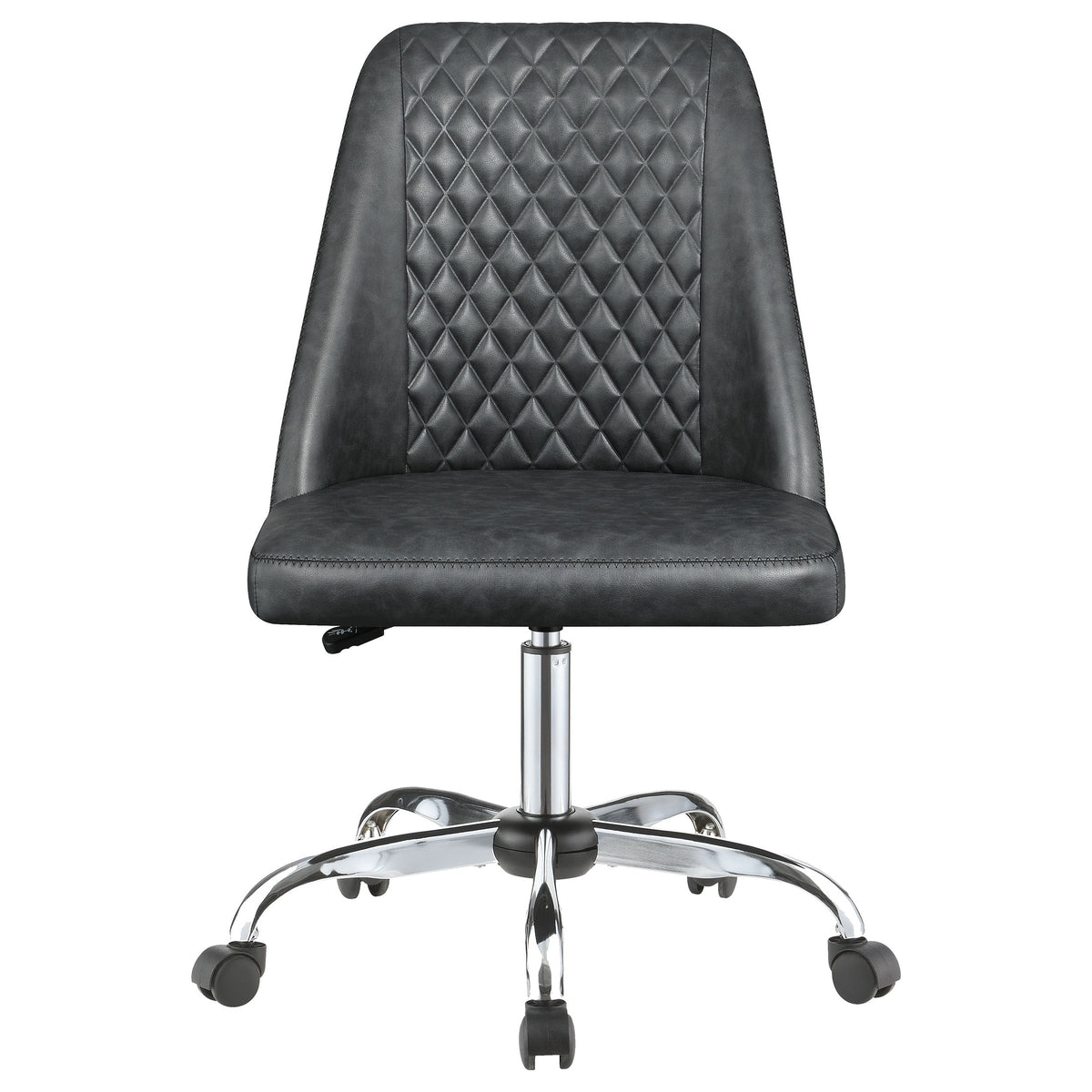 Althea Upholstered Adjustable Home Office Desk Chair Brown