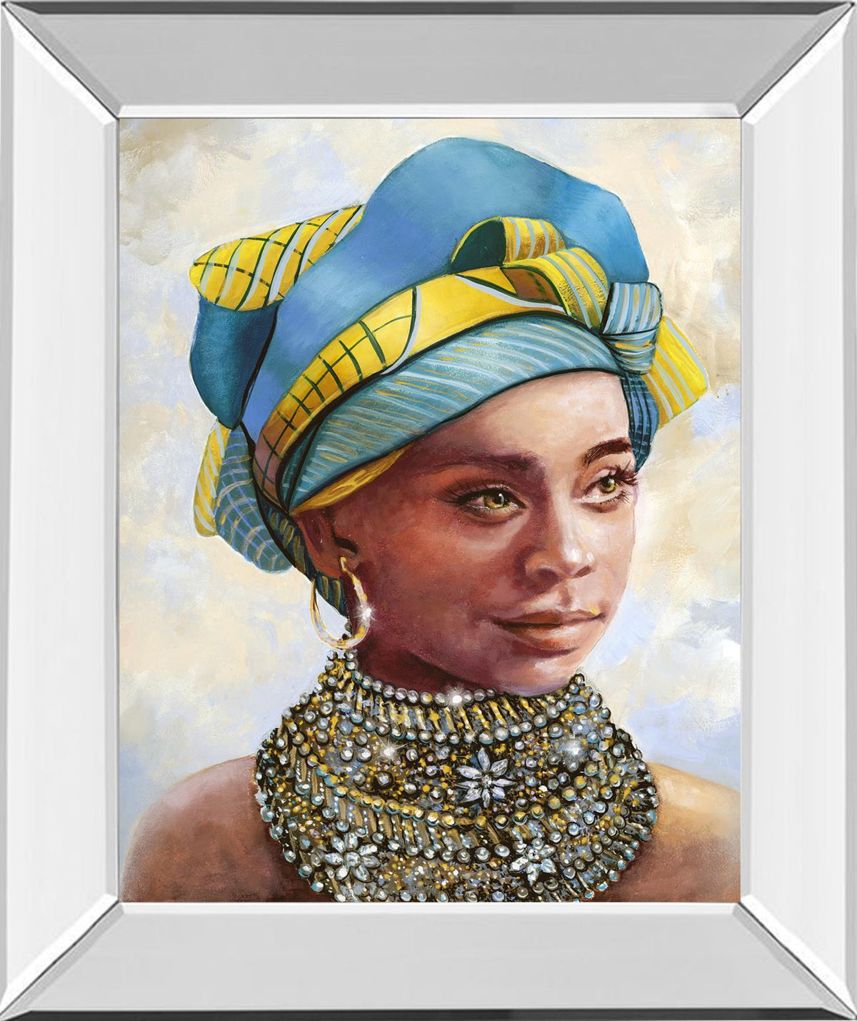 Soulful Beauty I By Donna Brooks 22X26 Mirror Frame Print