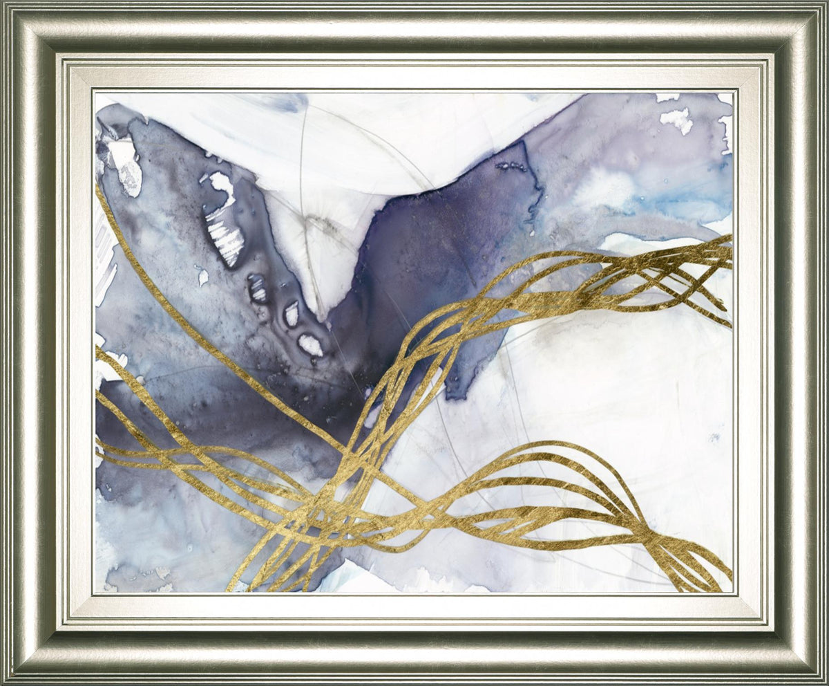 Agate Wave Iv By Jennifer Goldberger 22X26 Framed Print