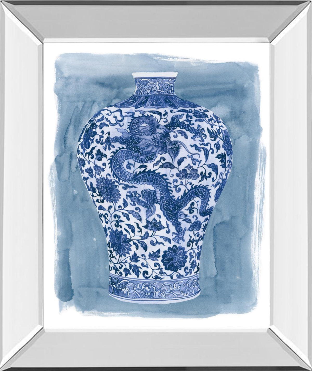 Ming Vase Ii By Melissa Wang 22X26 Mirror Frame Print