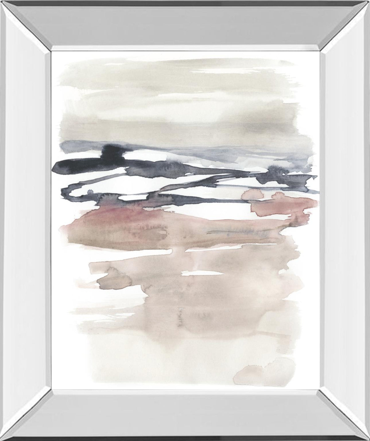 Tiered Horizon Line Ii By Jennifer Goldberger 22X26 Mirror Frame Print