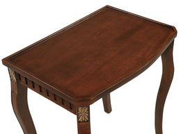 Daphne  Rectangular Wood Nesting Table Set Warm Brown