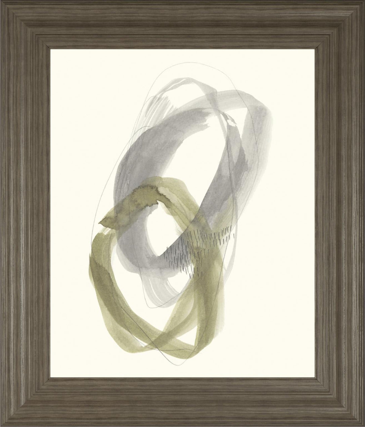 Neutral Rounds I By Jennifer Goldberger 22X26 Framed Print