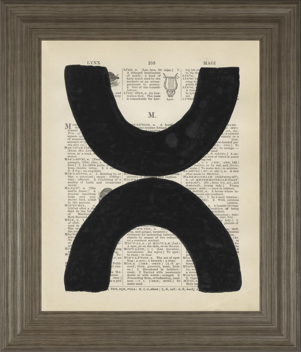 Modern Definition Vii By RenÃ©E W. Stramel 22X26 Framed Print