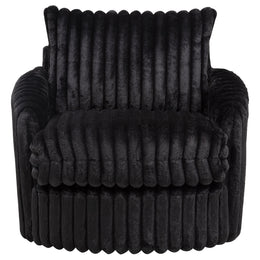 Sarco Corduroy Upholstered Swivel Accent Arm Chair Ivory