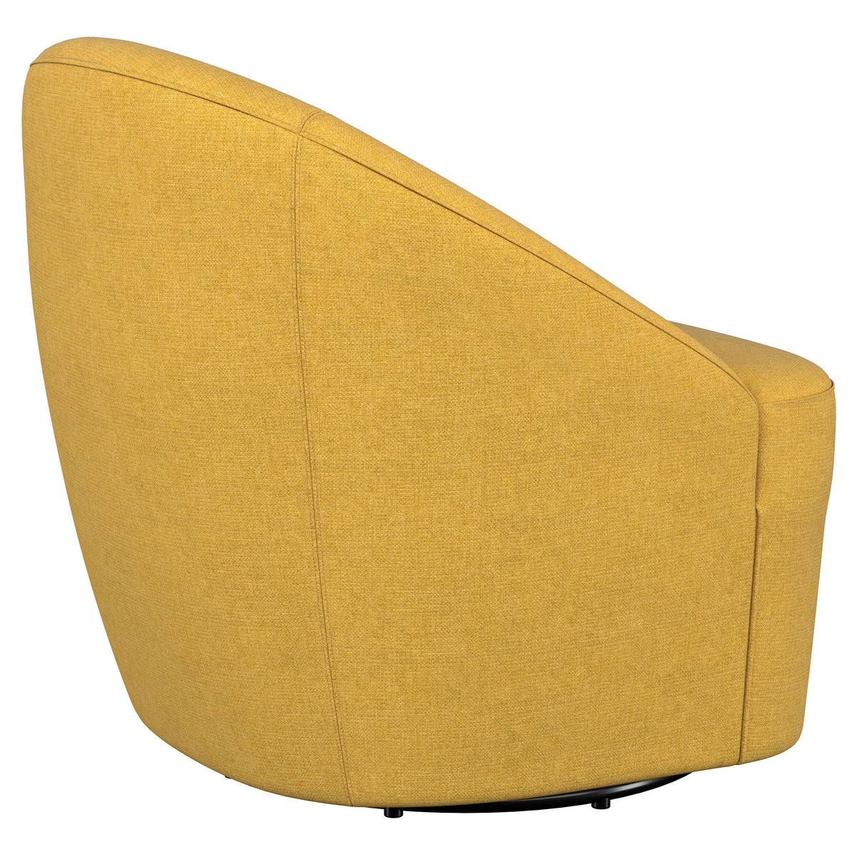 Leon Upholstered Barrel Accent Swivel Chair Hunter Green
