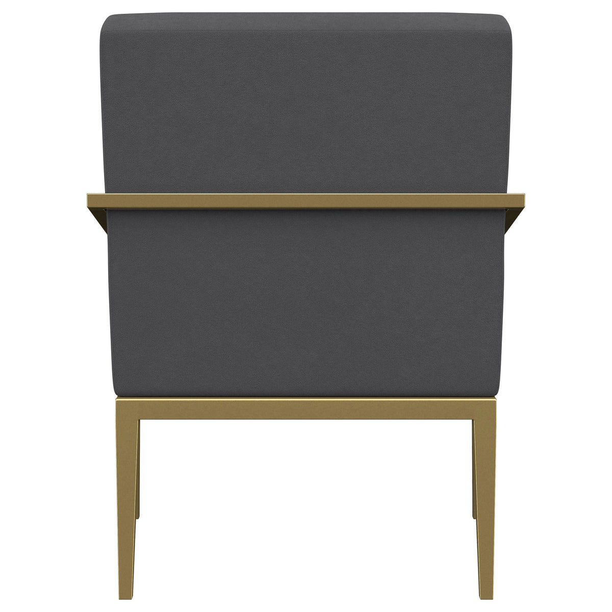 Kirra Upholstered Metal Arm Accent Chair Cream