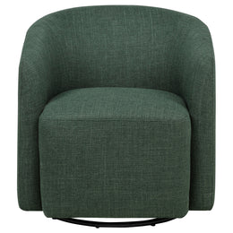 Mossbrook Fabric Upholstered Swivel Accent Chair