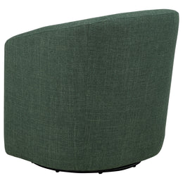 Mossbrook Fabric Upholstered Swivel Accent Chair