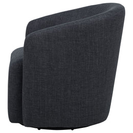 Mossbrook Fabric Upholstered Swivel Accent Chair