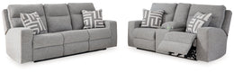 Biscoe Sofa Loveseat and Recliner