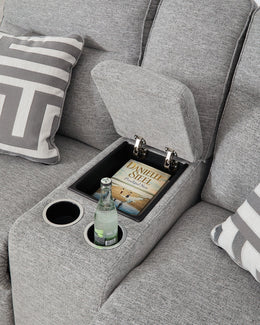 Biscoe Sofa Loveseat and Recliner