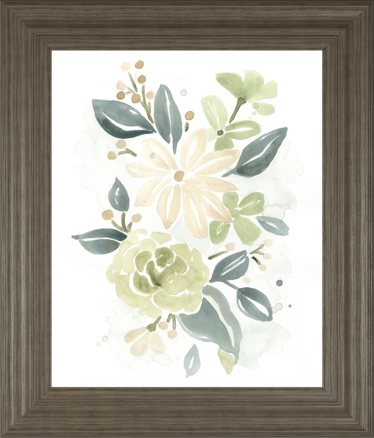 Spring Greens Ii By June Erica Vess 22X26 Framed Print