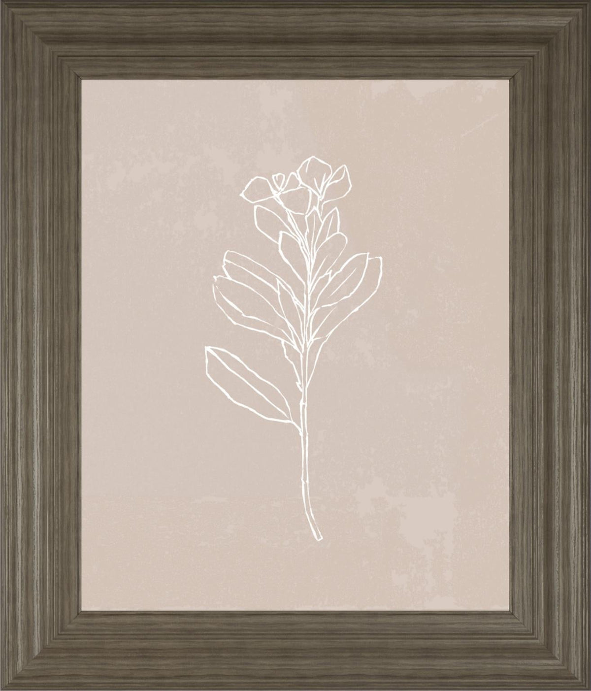 Blush Bloom I By Annie Warren 22X26 Framed Print