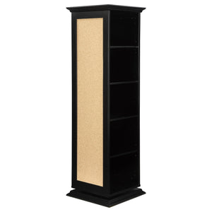 Robinsons Swivel Accent Cabinet with Cork Board White