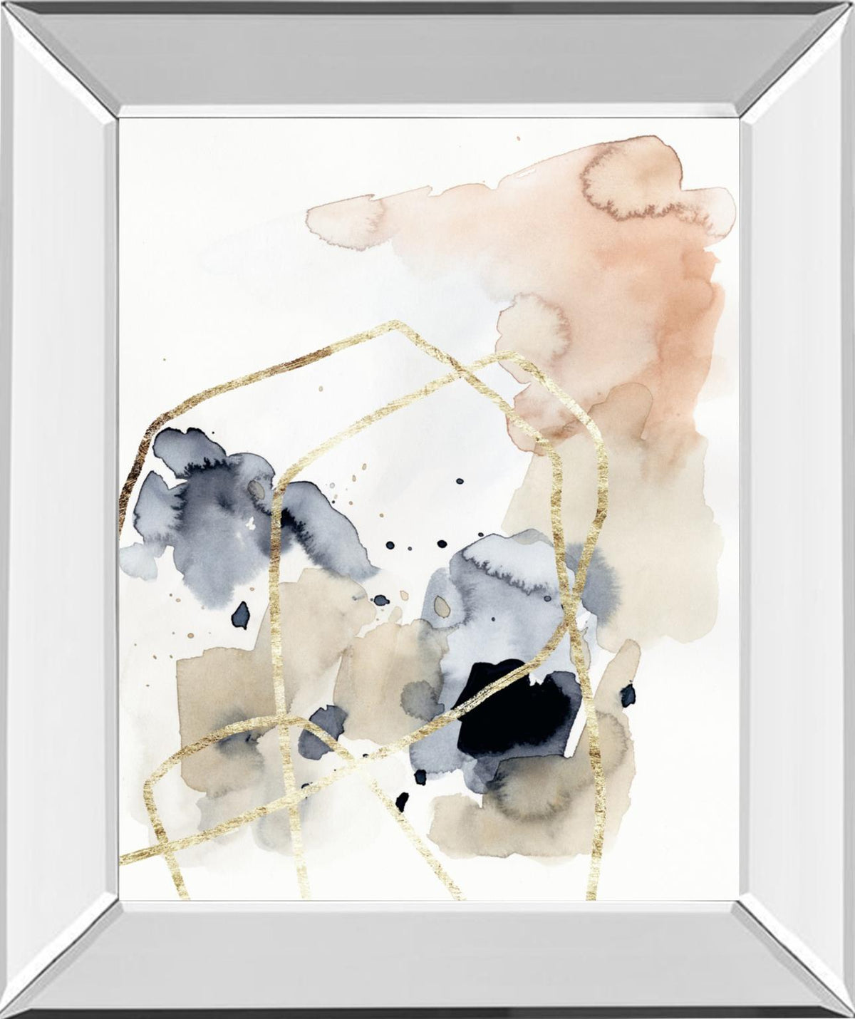 Syncopate I By Victoria Barnes 22X26 Mirror Frame Print