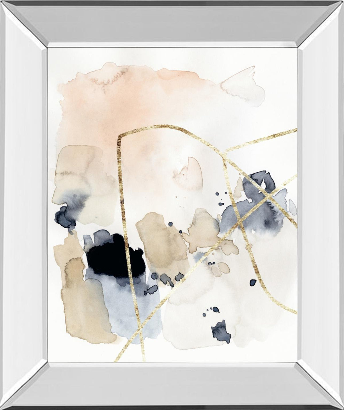 Syncopate Ii By Victoria Barnes 22X26 Mirror Frame Print