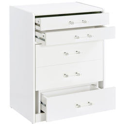 Danbury 3-drawer Makeup Vanity & Stool Set Black High Gloss