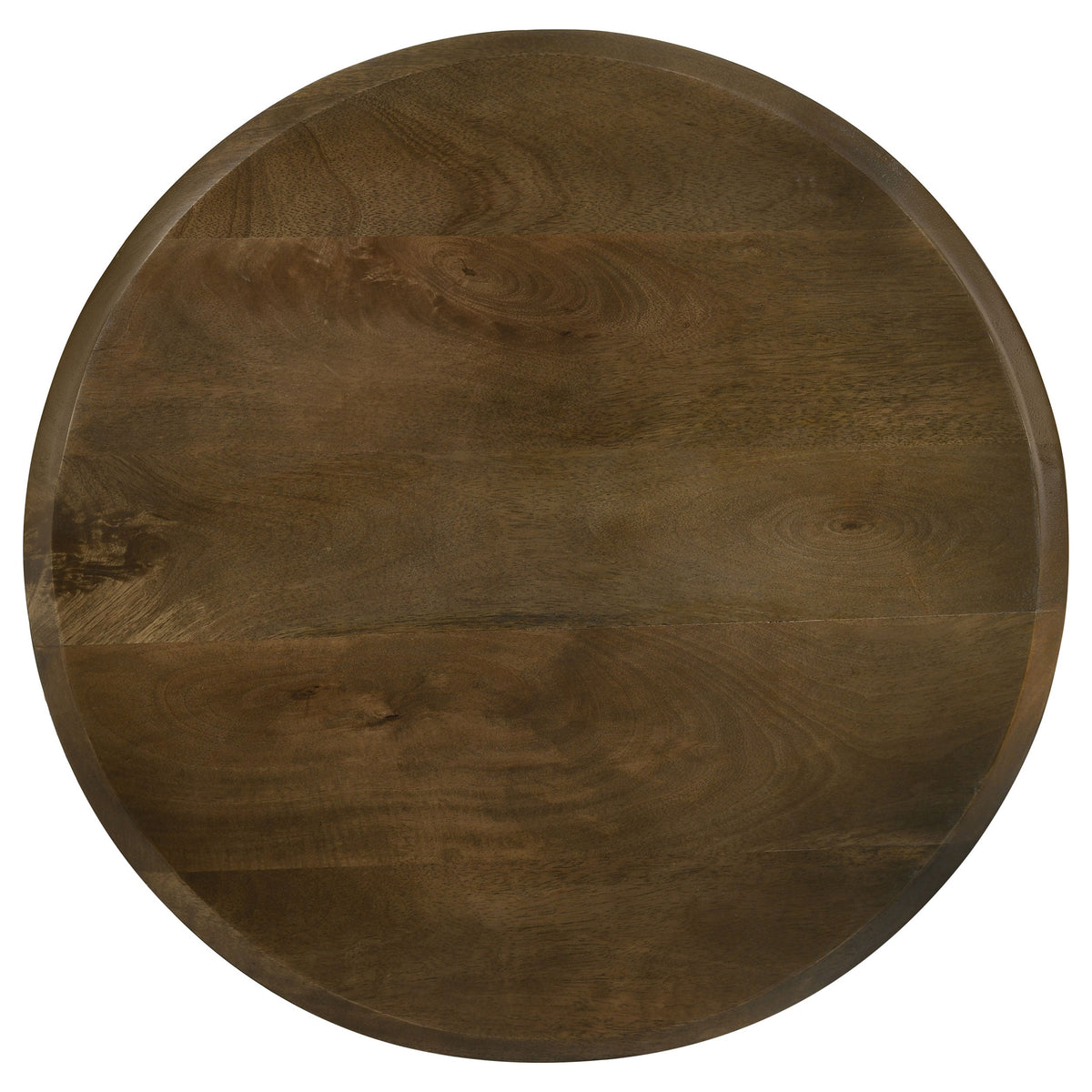 Deja  Round Nesting Table Set Natural and Gunmetal