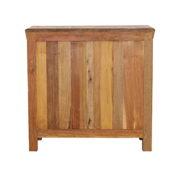 Harper 3-door Solid Reclaimed Wood Accent Cabinet Brown