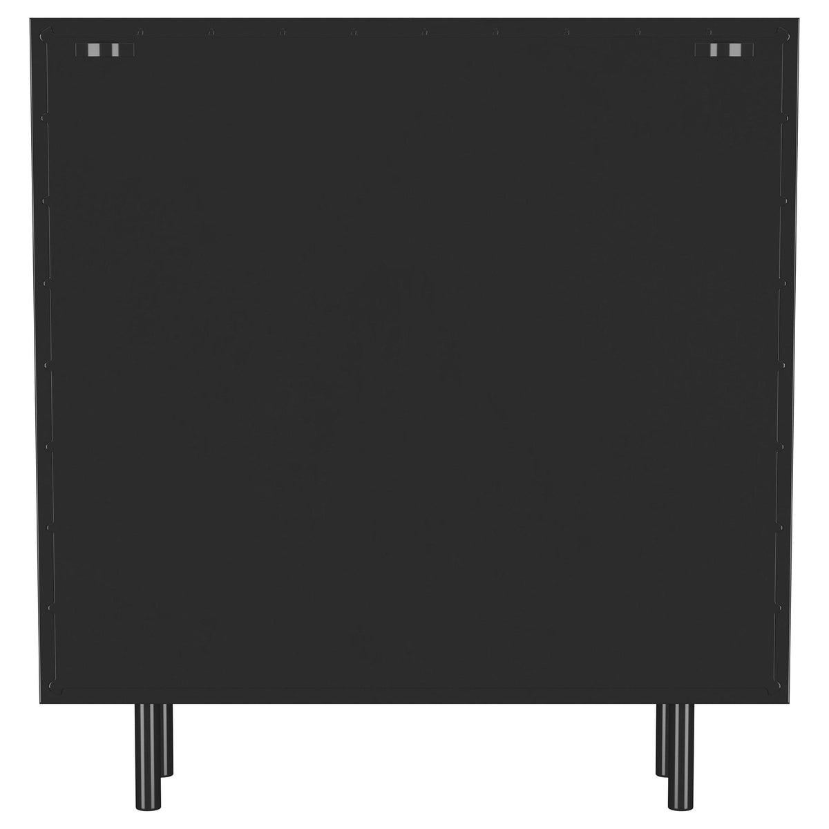 Dalia 2-door Accent Storage Cabinet with Shelving Black