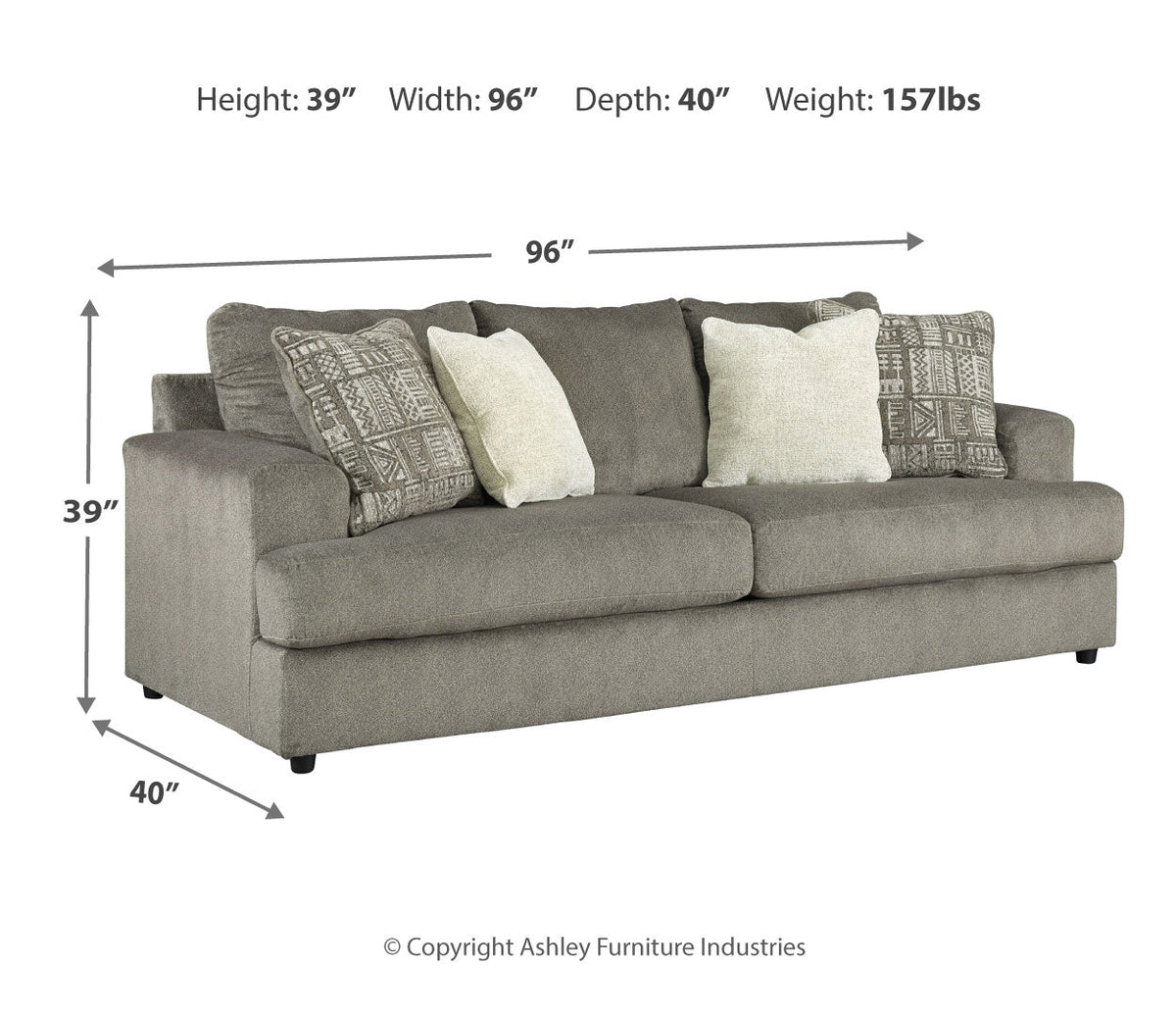 Soletren Sofa, Loveseat, Chair and Ottoman