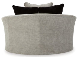 Megginson Oversized Round Swivel Chair