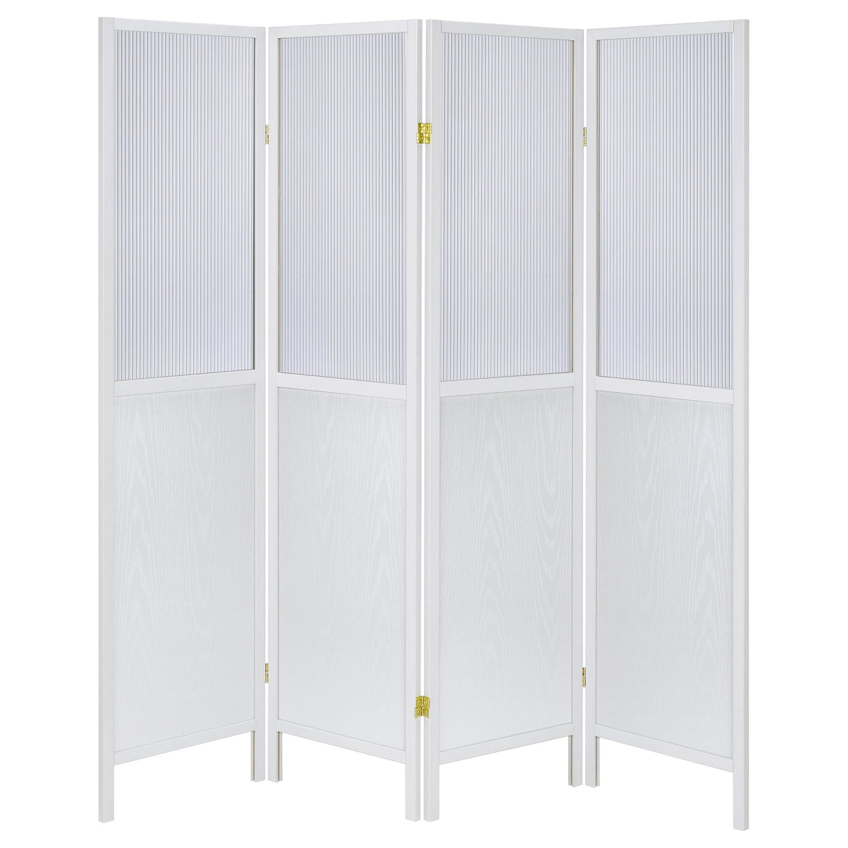 Mattison 4-Panel Room Divider Folding Shoji Screen Natural