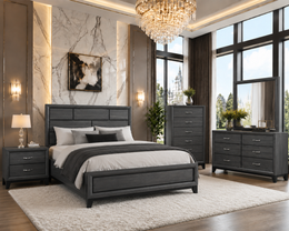 Akerson Bedroom Set Grey