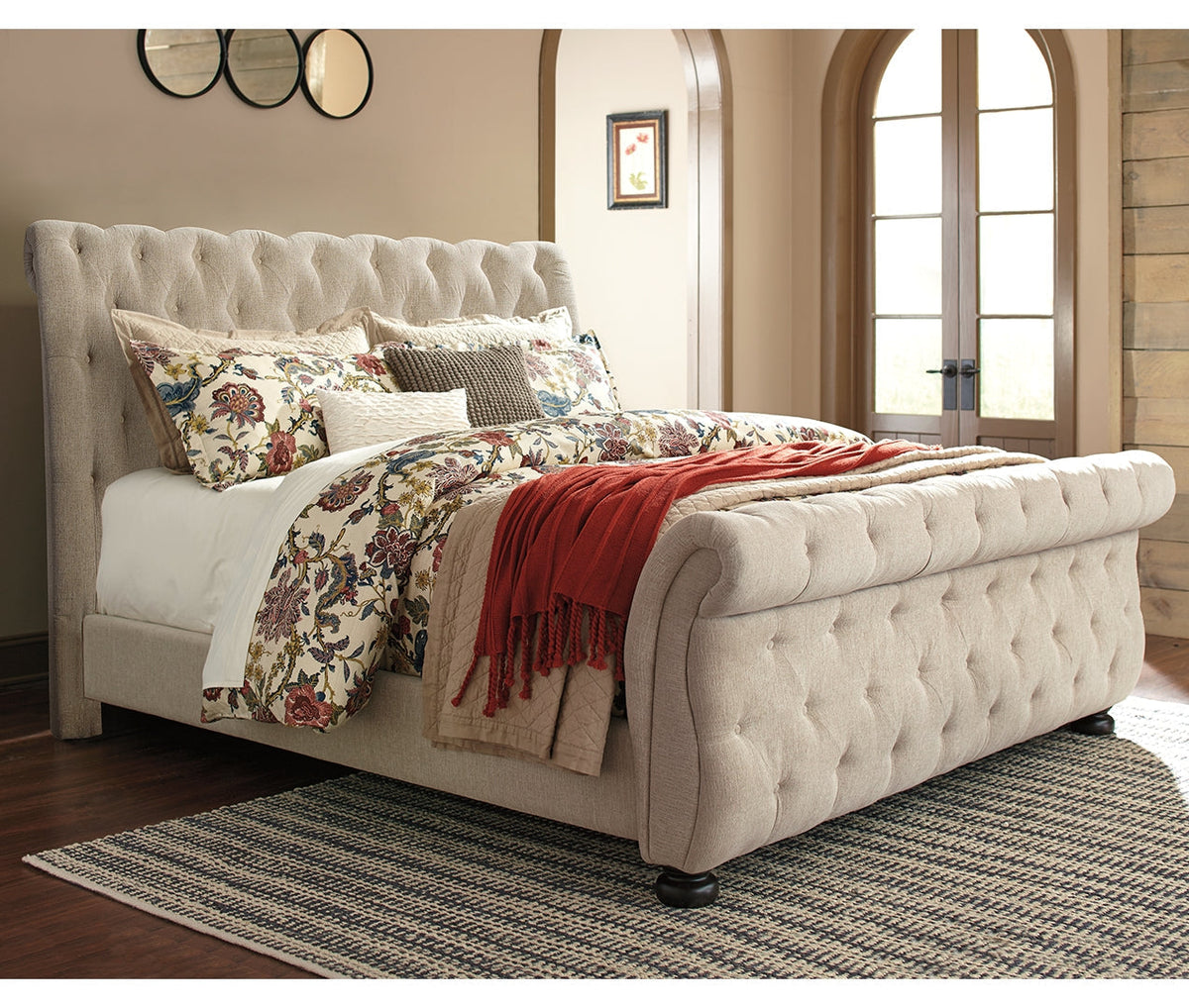 Willenburg Upholstered Sleigh Bed