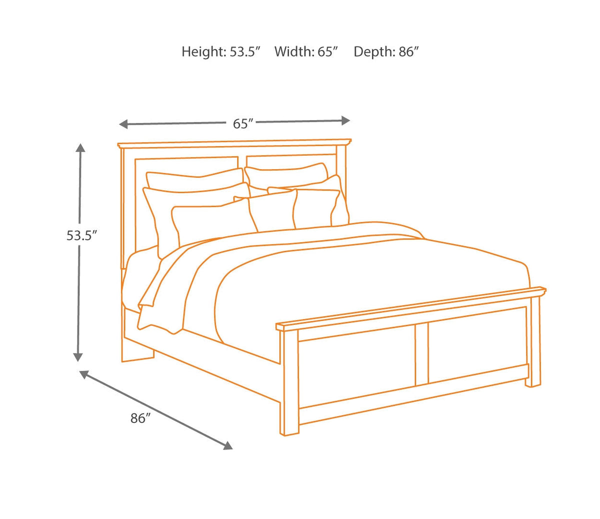 Maribel Panel Bed