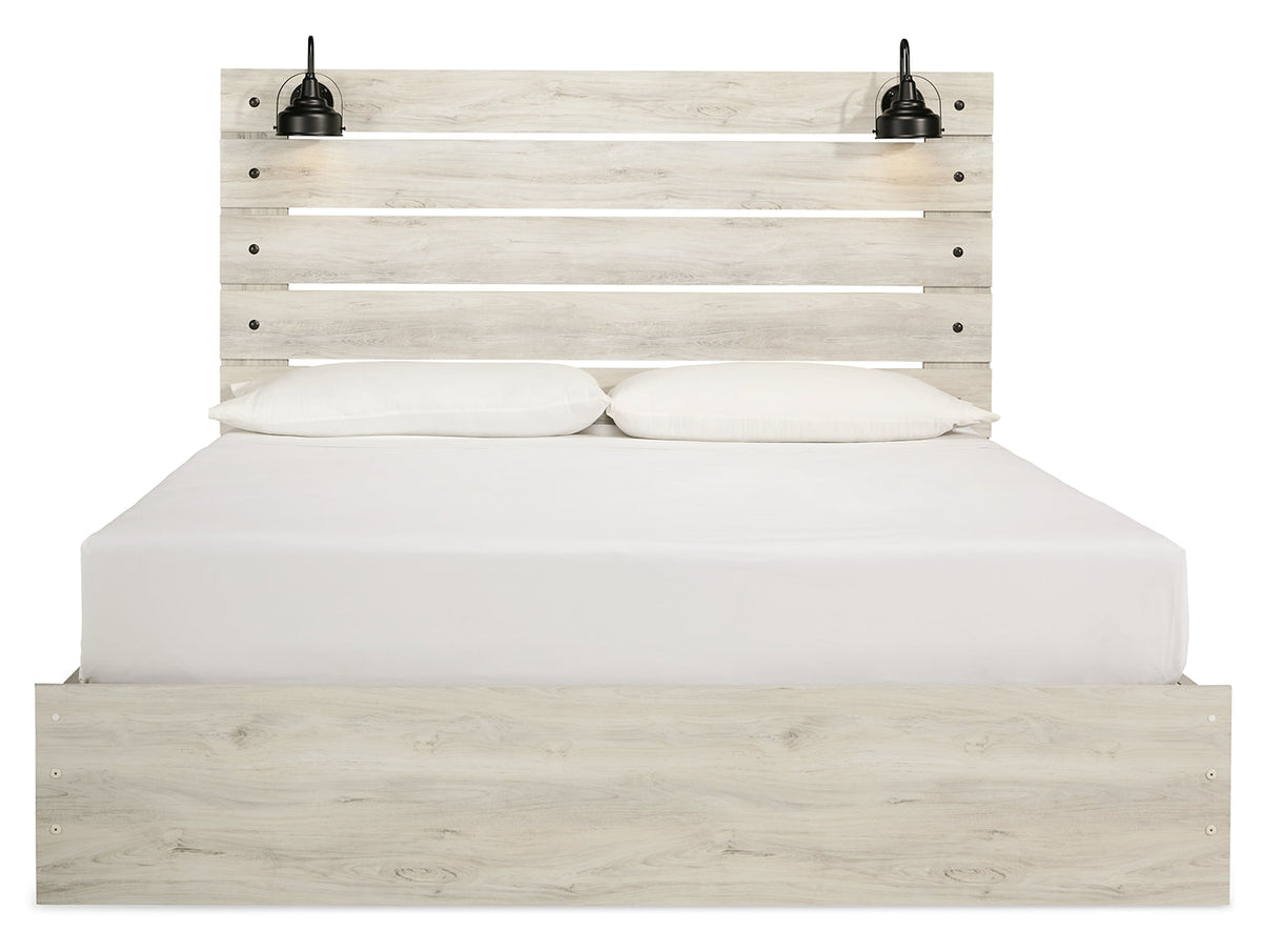 Cambeck Panel Bed with 2 Storage Drawers
